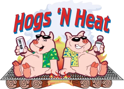 Hogs 'n Heat Rub and BBQ Sauce Logo