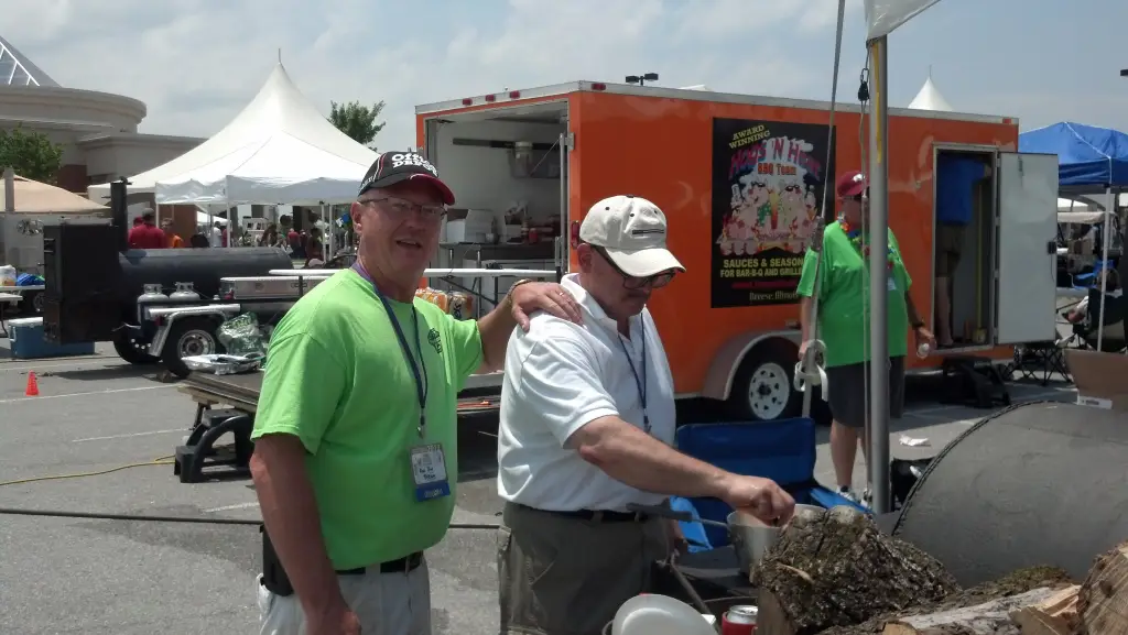 Alan and John at a comp